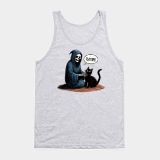 Playtime - The Death and black cat Tank Top